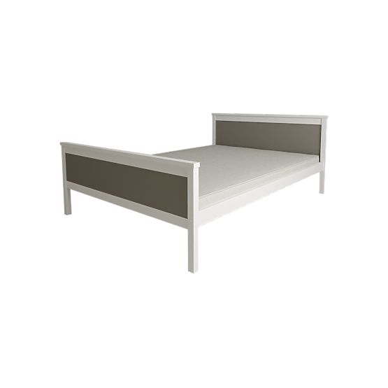 Holzbett Ikar 200 x 90 cm - grauweiß