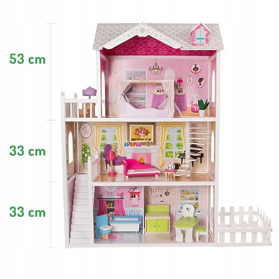 hölzern haus für Puppen California