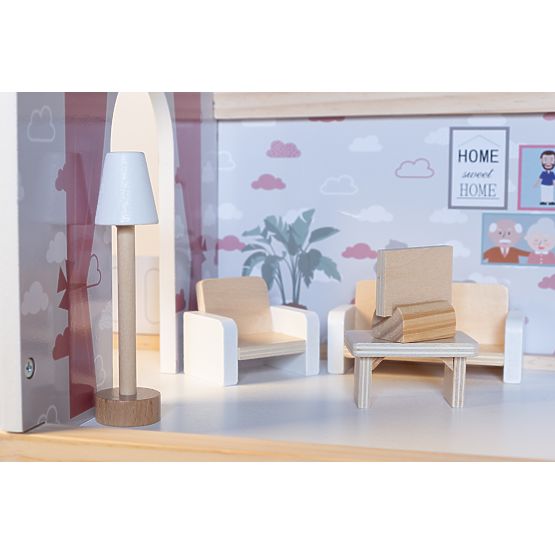 Holzhaus für Amelia-Puppen