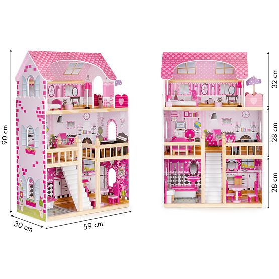 Holzhaus für Mandy Puppen