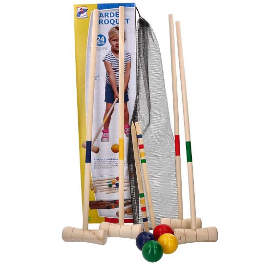 Holzkrocket-Spiel 24 Elemente - für Kinder und Erwachsene