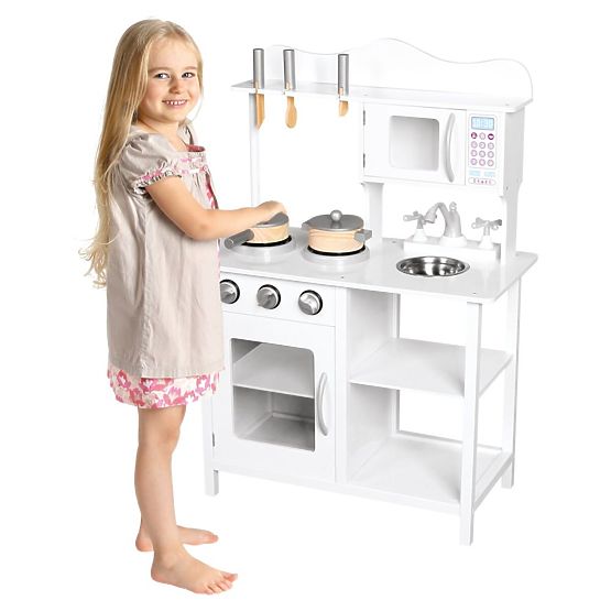 Holzküche Amelia mit Zubehör