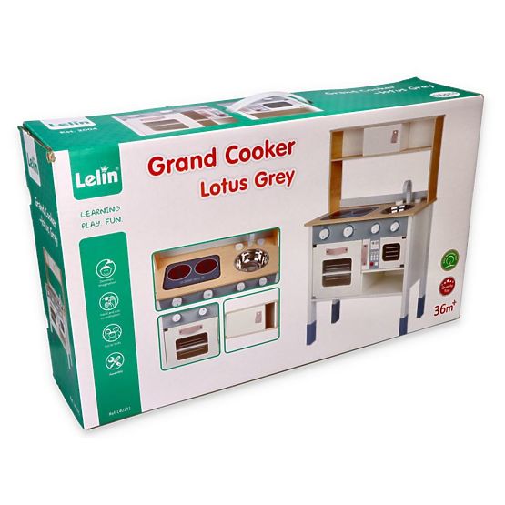 Holzküche Ella - grau