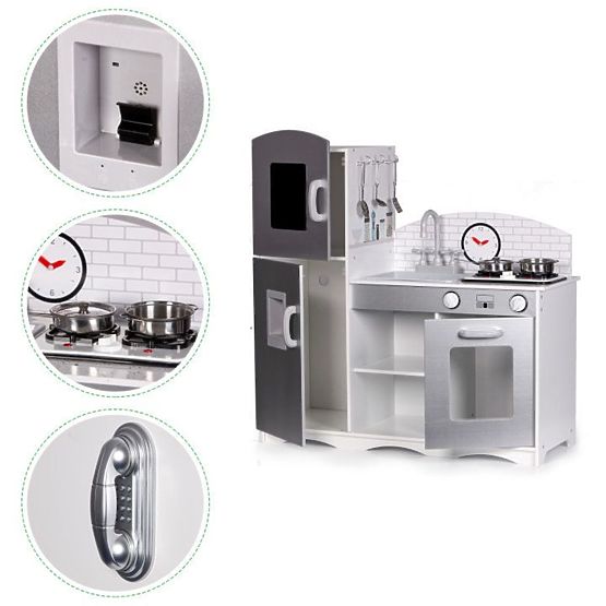 Holzküche für Kinder XXL mit Ausstattung