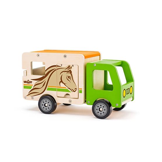 Holzlastwagen für den Pferdetransport