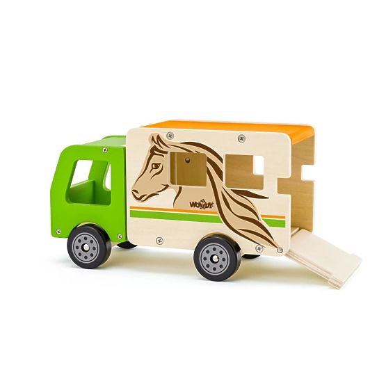 Holzlastwagen für den Pferdetransport