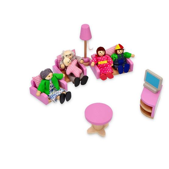 Holzpuppen für das Haus