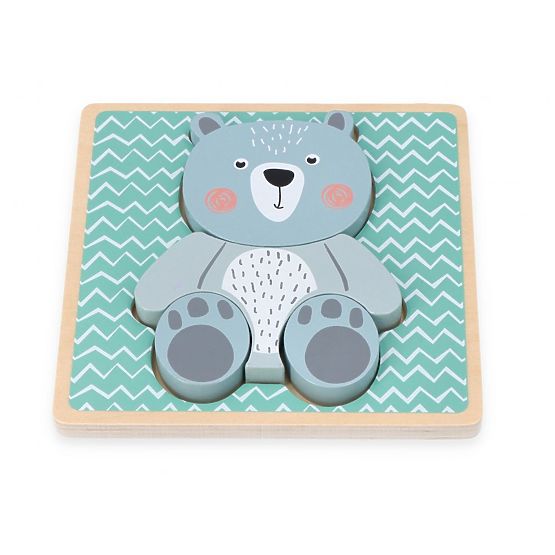 Holzpuzzle mit Bärchen