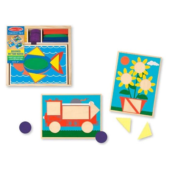 Holzpuzzle - Mosaik - Farben und Formen
