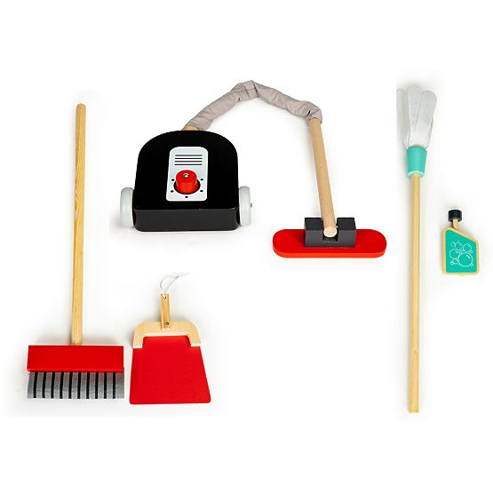 Holzreinigungsset Wagen XXL Staubsauger ECOTOYS