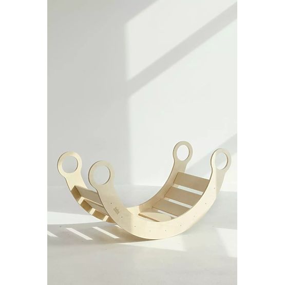 Holzschaukel Montessori L – natur