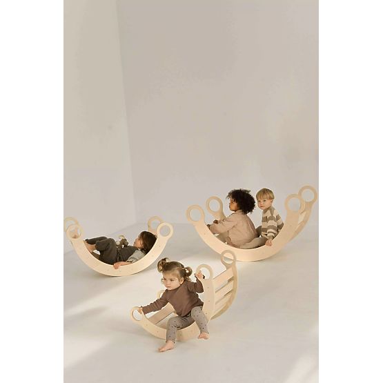 Holzschaukel Montessori S - natur