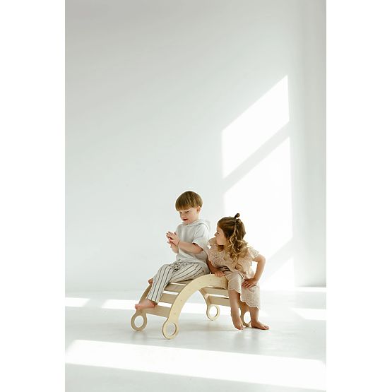 Holzschaukel Montessori S - natur