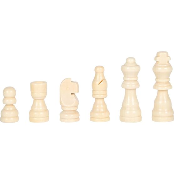 Holzspieleset 3 in 1 - Schach, Dame, Mühle