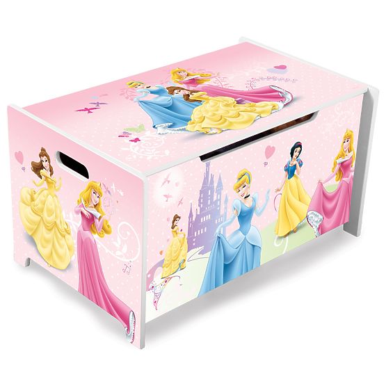 Holzspielzeugkiste Princess