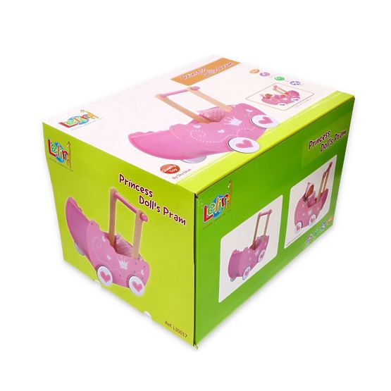 Holzwagen für Lelin-Puppen