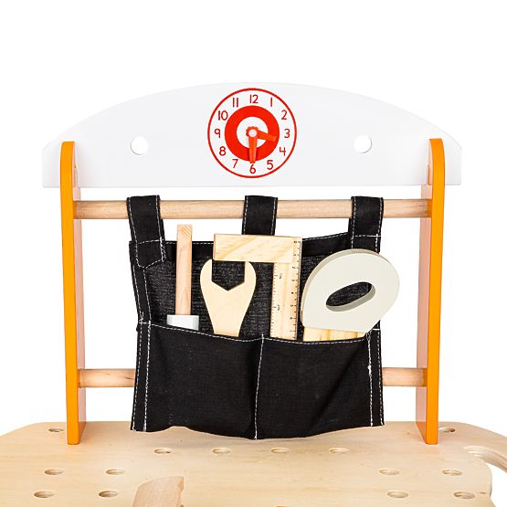 Holzwerkstatt für Kinder mit Werkzeug