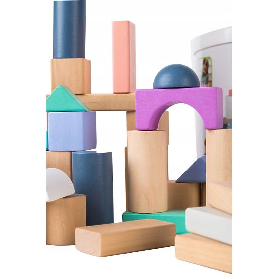 Holzwürfel in einer Schachtel - 100 Stk