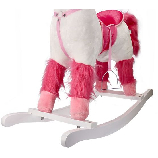 Interaktives Schaukelpferd weißer Einhorn