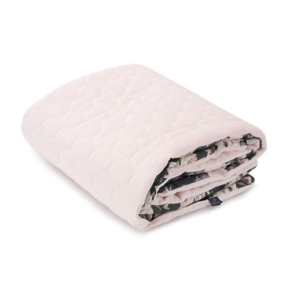 Isolierte Babydecke Nachtblumen