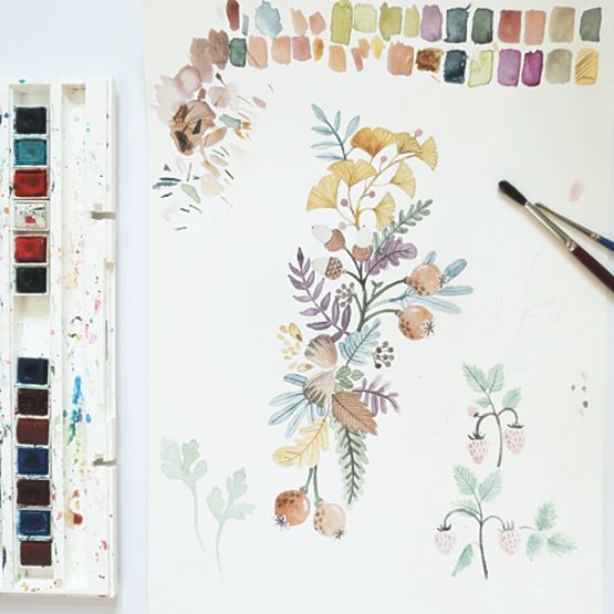 Isolierte Kinderdecke Secret Garden