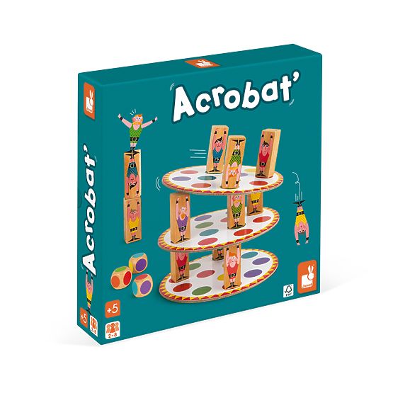 Janod Brettspiel für Kinder Acrobat