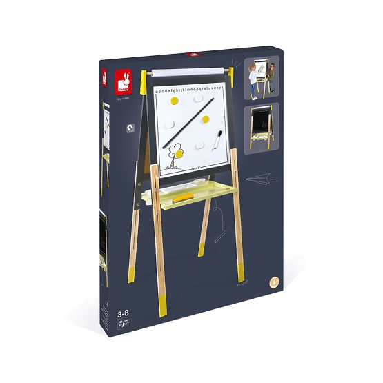 Janod Whiteboard doppelseitig stehend – höhenverstellbar