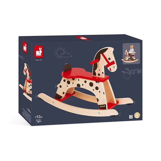 Janod Schaukelpferd Karamell
