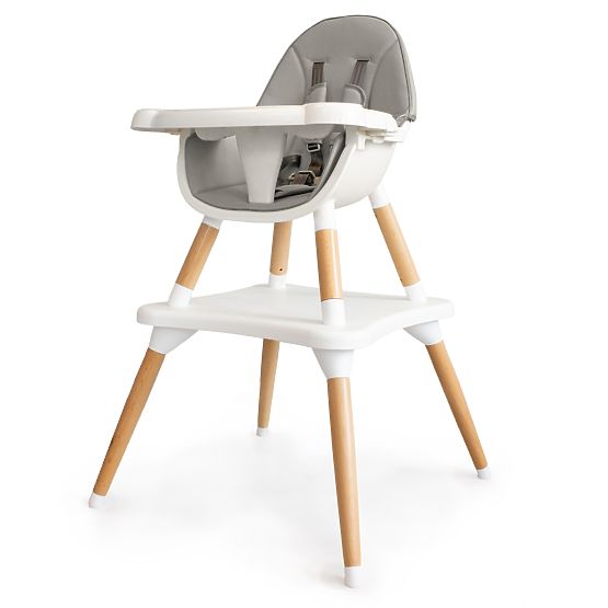 Esszimmerstuhl SKANDI 2in1 - grau