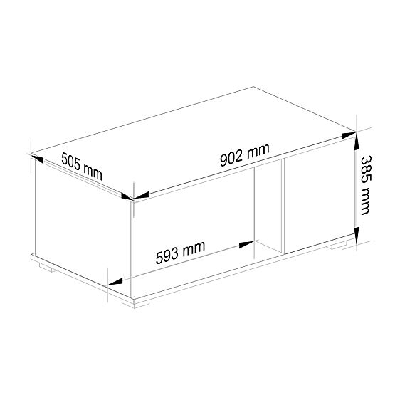 KAFFEETISCH JULIET WEISS