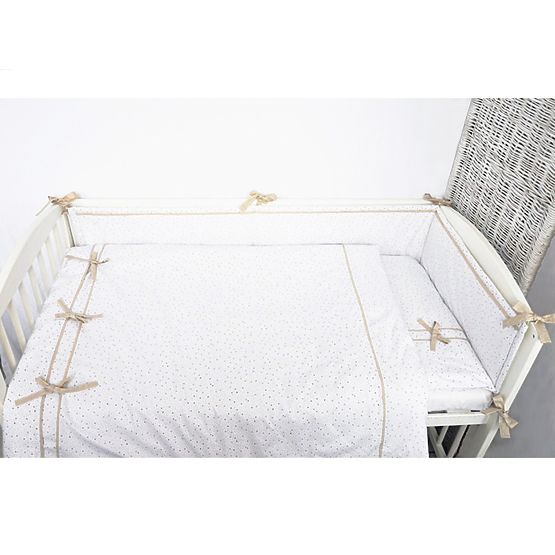 Kinder 2-dílné Bettbezug mini-mini beige