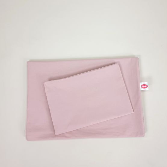 Kinder-Baumwollbettwäsche 100x135 cm - rosa
