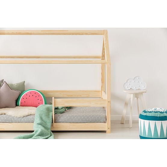 Kinder Bett haus mit Geländer Mila