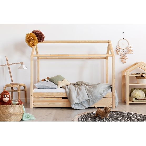 Kinder Bett haus mit schublade Mila