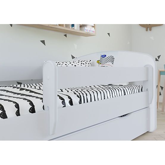 Kinder Bett mit Geländer - Ferrari