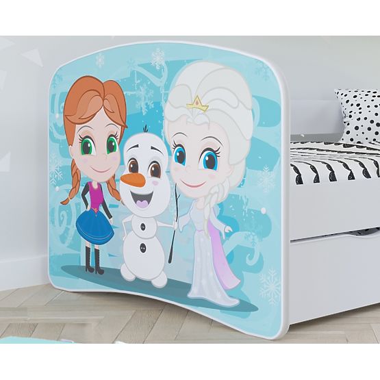 Kinderbett mit Rausfallschutz - Frozen 2