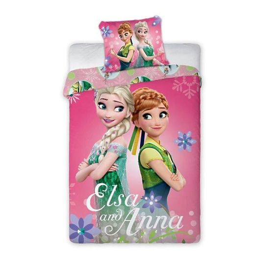 Kinderbettwäsche Frozen Elsa und Anna