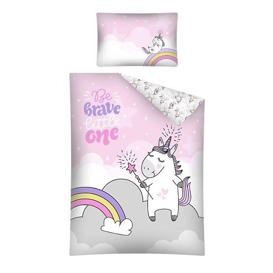 Kinder-Bettwäsche EINHORN