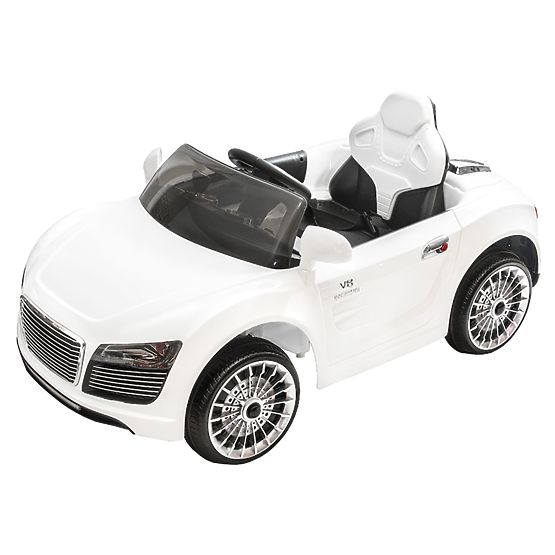 Kinder elektrisch runabout RRS kabriolett white