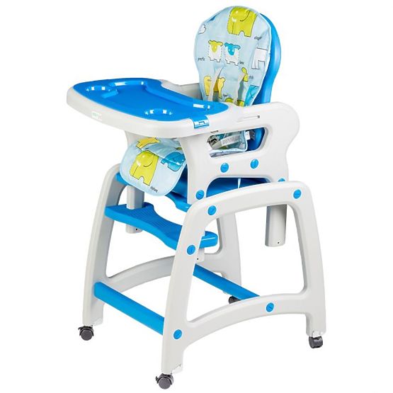 Kinder Essen- Babystuhl 3v1 - blue