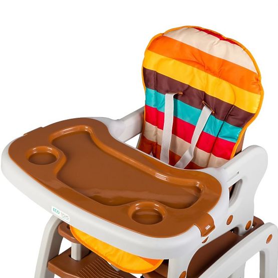 Kinder Essen- Babystuhl 3v1 - brown