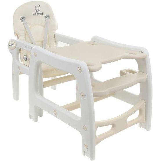 Kinder Essen- Babystuhl Hugo - Beige