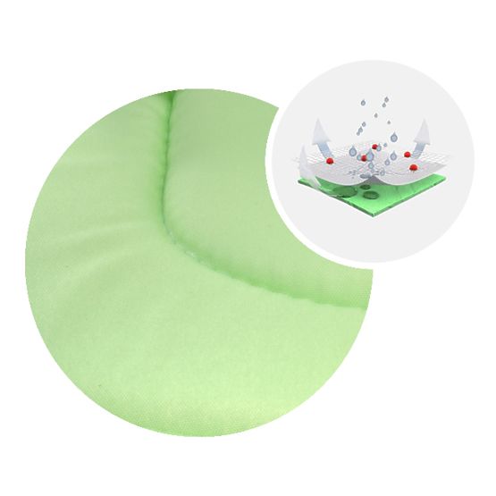 Kinder Essen- Babystuhl Hugo - grün-blau