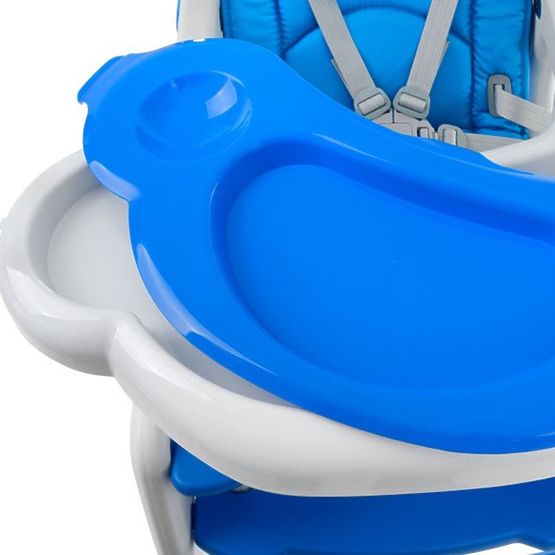 Kinder Essen- Babystuhl Kinder - blue