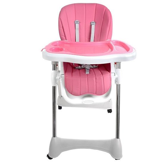 Kinder Essen- Babystuhl Luxa - pink