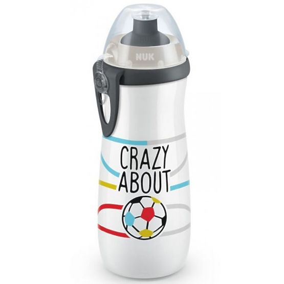 Kinder Flasche NUK SportS Cup Football 450 ml grey