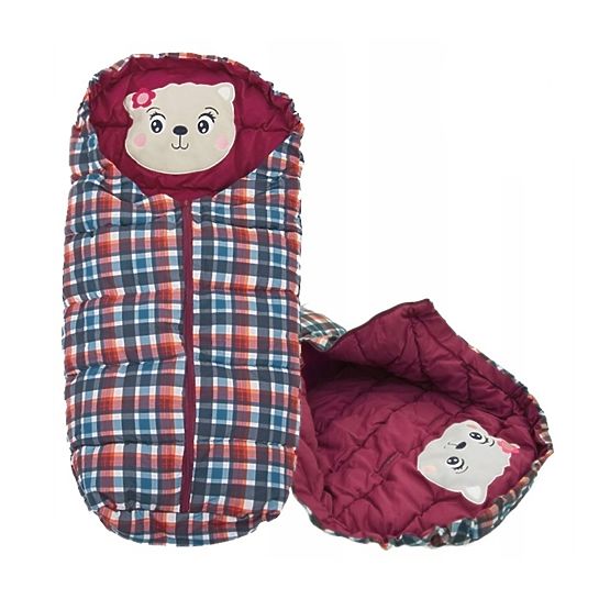 Kindertasche Bär bordeaux