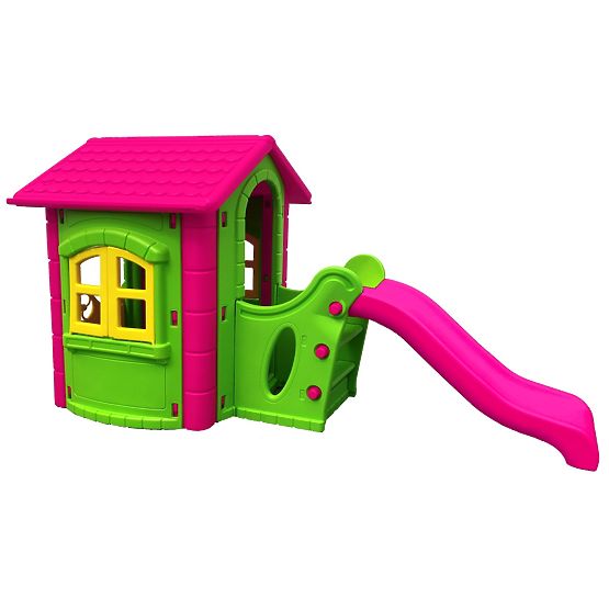 Kinder Garten- haus mit Rutsche