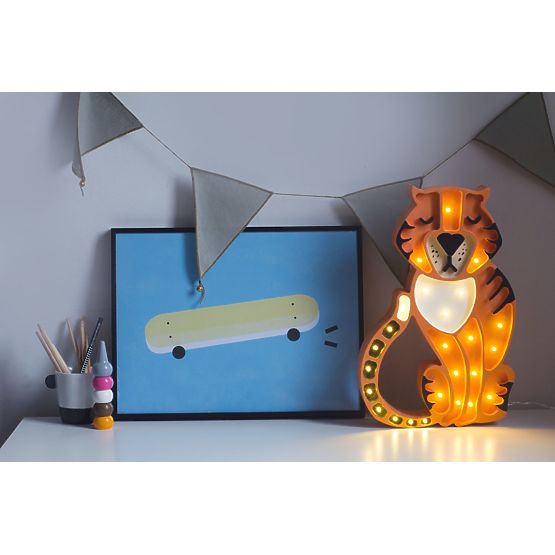 Kinder-Holzleuchte TIGER