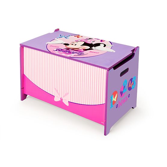 Kinder-Holztruhe Minnie Maus